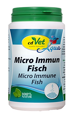 cdVet Naturprodukte Micro Immun Fisch 200 g - Versorgung mit Vitaminen, Mineralien und Spurennährstoffen - Immunität - Magen- und Darmkondition - verbesserte Futterausnutzung - Jungtierentwicklung -