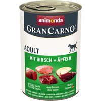 Sparpaket Animonda GranCarno Original 24 x 400 g - Adult Hirsch & Äpfel