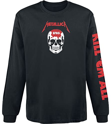 Metallica Kill 'Em All - Skull Männer Langarmshirt schwarz L