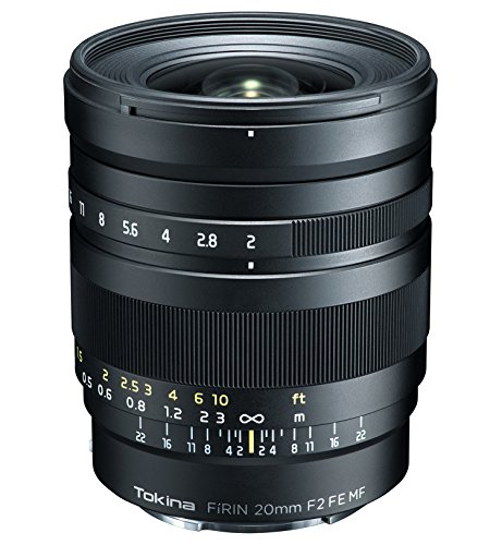 Tokina 20 mm/F 2.0 MF FE FIRIN Objektiv (Sony E-Mount-Anschluss)