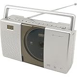 Soundmaster RCD1185 UKW Kofferradio tragbares Radio mit CD-Spieler MP3 und Hörbuchfunktion Seniorenradio Küchenradio