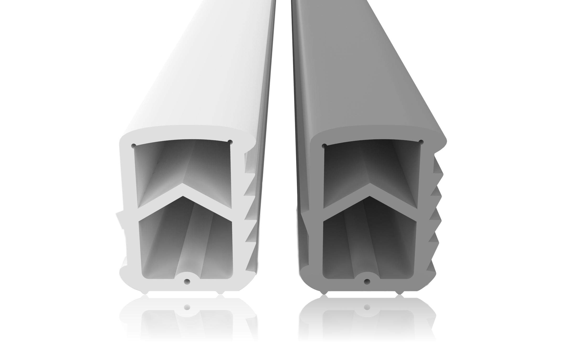 Stahlzargendichtung Weiß 5m - gegen Zugluft Lärm & Staub spart Heizkosten Dichtung Dichtungshöhe 16mm Dichtungsbreite 12mm Falz Türdichtung (Weiss 5m)