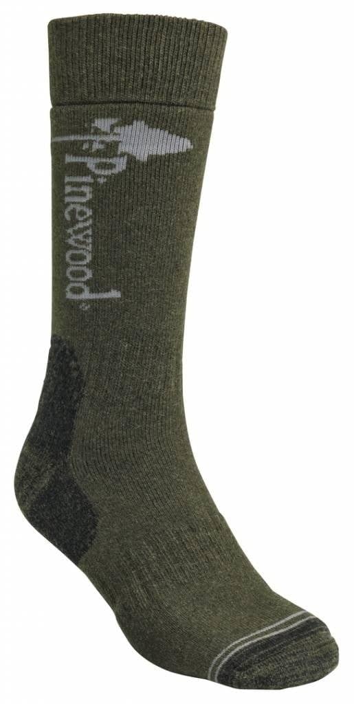 Pinewood 9501 Socken Strümpfe Oliv Meliert 46/48