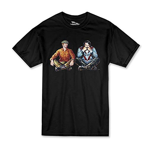 Terence Hill Bud Spencer T-Shirt Herren - Zwei wie Pech und Schwefel - Wir Lassen Bier und Würstchen entscheiden (schwarz) (3XL)