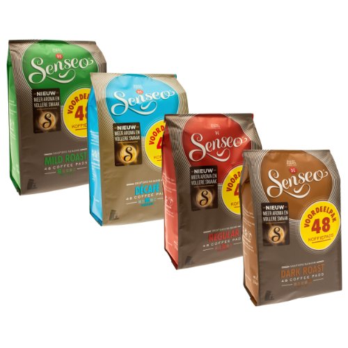 Senseo 48er Variation Family Pack, Kaffeepads, 4 x 48 Pads / Portionen