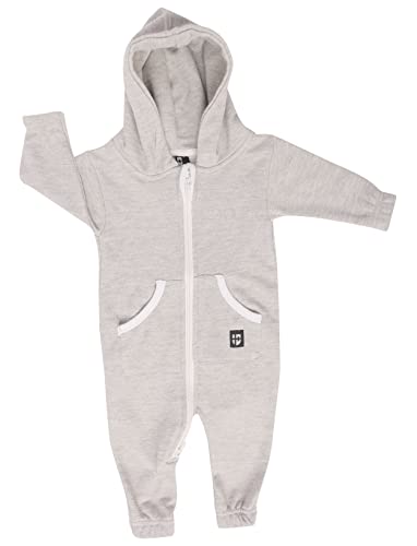 Gennadi Hoppe Baby Jumpsuit - Overall, hellgrau, 56