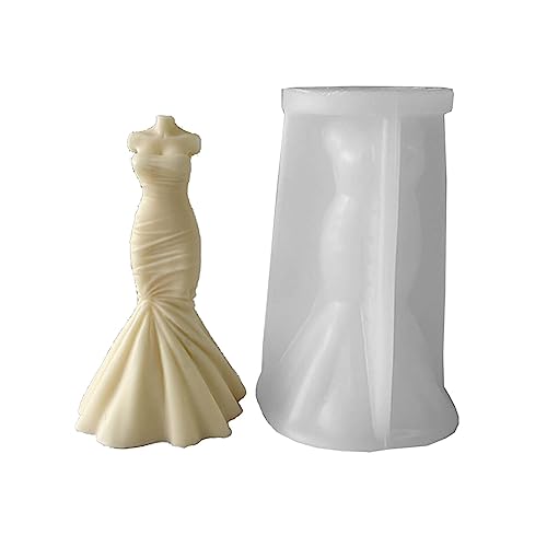 Gießform für Braut, Hochzeitskleid, Silikon, Basteln, Anhänger, 3D-Kleid, Dekorationen, Werkzeuge, Herstellung von Formen, 3D-Formen, Silikon, Epoxid-Gussformen, parfümiert