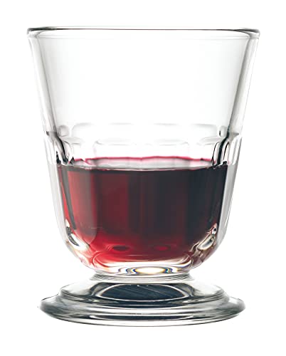 La Rochère Wasserglas Perigord Klar 230 ml - 6 Gläser - schöne Trinkgläser Glas mit einzigartigen Look