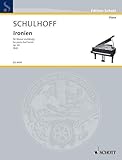 Ironien: op. 34. WV 55. Klavier 4-händig. (Edition Schott)