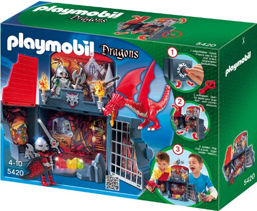 Playmobil 5420 - Drachenverlies, Aufklapp-Spiel-Box