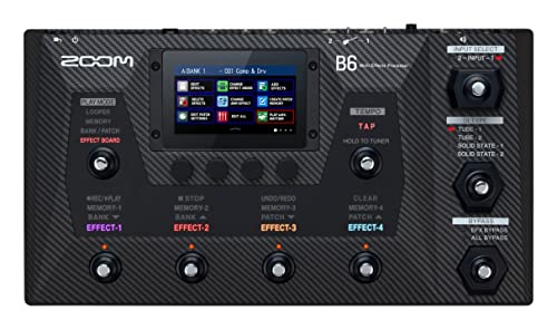 Zoom B6 Multieffekt-Prozessor für Bass