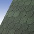 KARIBU Dachschindel »Dacheindeckung«, Bitumen, dunkelgrün, Paketinhalt: 3 m² - gruen