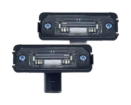 DEPO Kennzeichenleuchte Kennzeichen Beleuchtung C5W mit Lampenträger Set Links u. Rechts Kompatibel mit VW Lupo + Polo + Limo + Classic + Golf 4 95-10