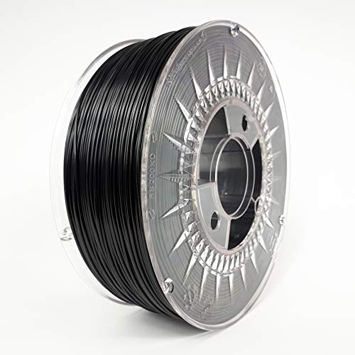 Devil Design Filament ABS schwarz/1,75 mm 1 kg. ABSplus schwarz - 3D-Druckmaterialien (ABSplus, schwarz, universal, 1 kg, 1,75 mm, 1 Stück(s))