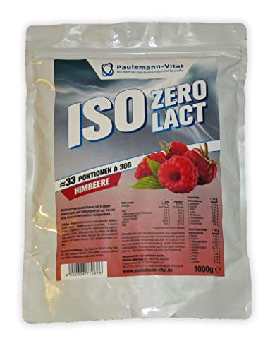 ISO Zero Lact Lactosefreies Whey-Isolat Paulemann-Vital - 1000 g Himbeere