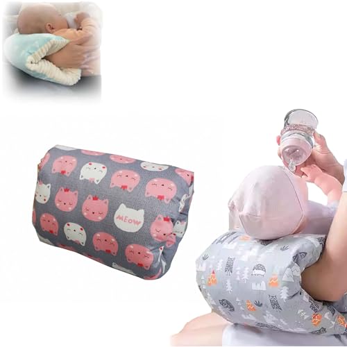 Cozy Cradle Arm Pillow, Cozy Cradle, Nursing Arm Pillow, Breastfeeding and Bottle Feeding Head Support Pillow, Suitable for Mothers with Thin Arms and Rough Skin (D)