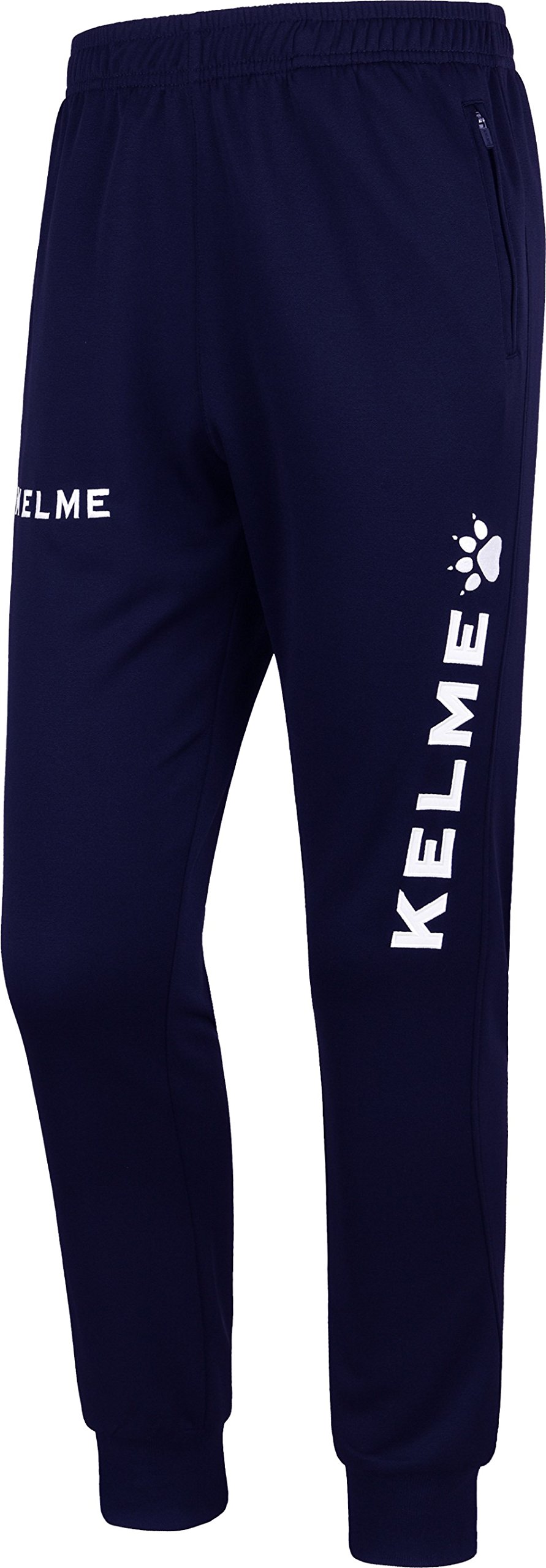 Kelme Jungen Global Lange Hose Jogginghose, Gr. XL (Etikettengröße: 12), marineblau / weiß