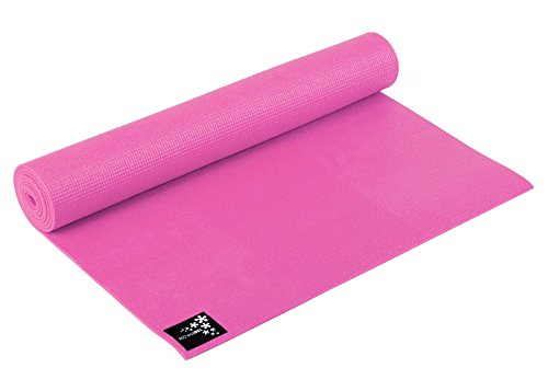Yogistar Yogamatte Basic, pink, 183 x 61 x 0.4 cm