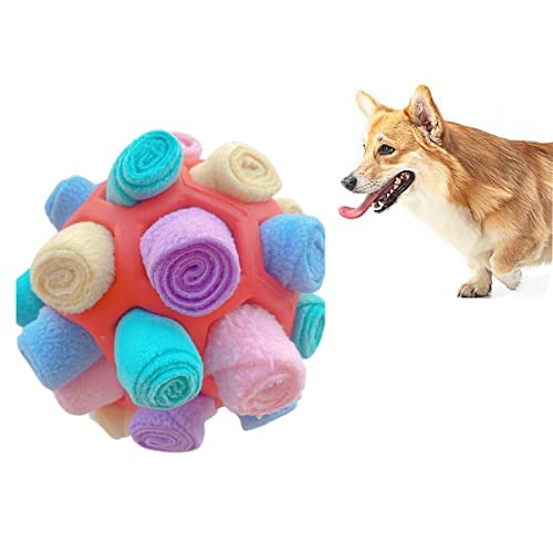 YANGYANGDA Kauspielzeug für Hunde, interaktives Hundespielzeug, Schnüffelball für Hunde, Schnüffelmatte, natürliche Futtersuche, Hundestimulationsspielzeug für kleine, mittelgroße Hunde (E)