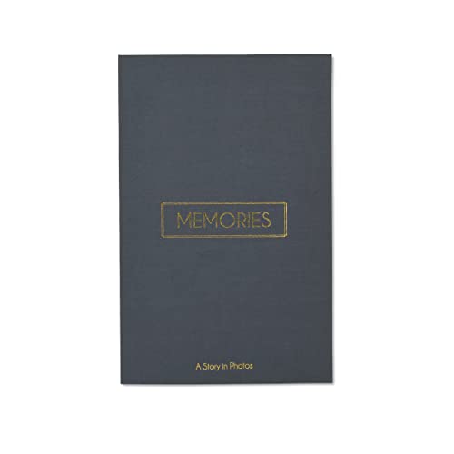 Memories Couchtisch-Fotoalbum, für 180 Fotos à 10 x 15 cm, graues Leinen