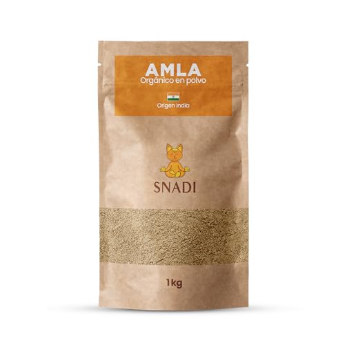 Amla Haarpuder, 1 kg, Kraftpapier, Bio-Herkunft, Indien, stärkendes natürliches Kraut
