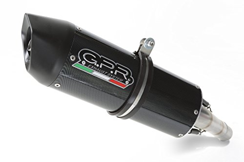 GPR Auspuff für Moto Guzzi Sport 1200 4 V 2006/07 Terminal zugelassen und katalysiert mit Spezialanschluss Serie Furore Carbon Look