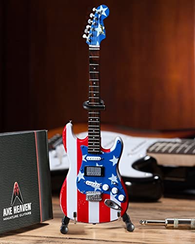Axe Heaven: Fender Strat Stars & Stripes Usa Miniature Guitar Model. Für E-Gitarre