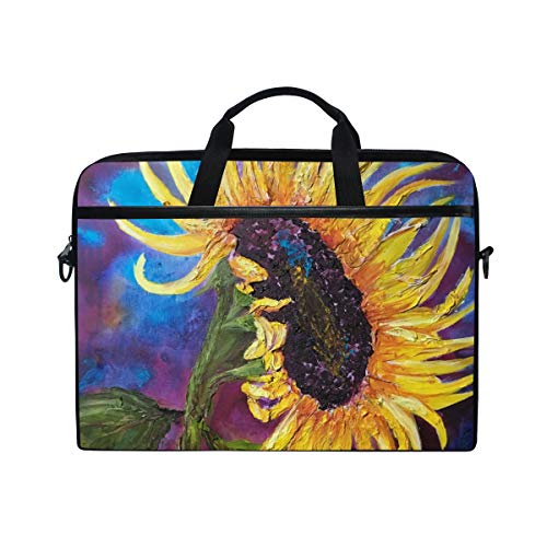 LUNLUMO Sunflower Painting 15 Zoll Laptop und Tablet Tasche Durable Tablet Sleeve for Business/College/Women/Men