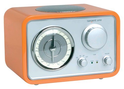 Tangent Uno Design Uhren-Radio orange