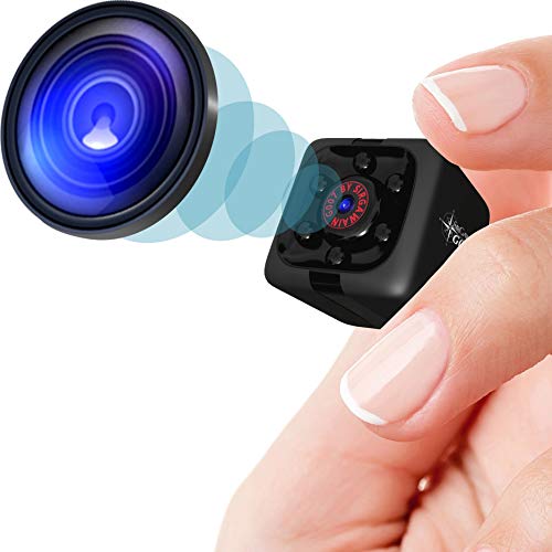 Mini Spy Camera 1080P Hidden Camera Portable Small HD Nanny Cam with Night Vision and Motion Detection Perfect Indoor Covert Security Camera for Home and Office Hidden Spy Cam by Dragon Trading