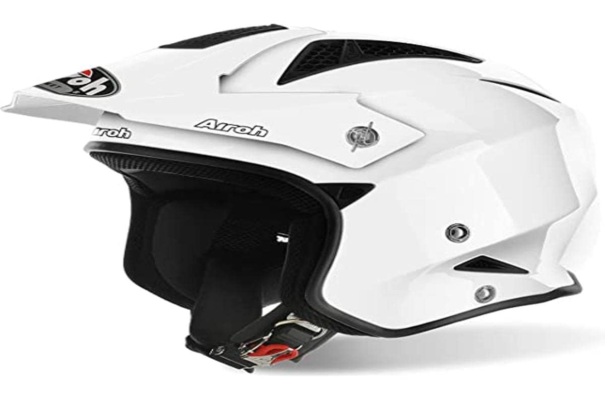 Airoh Unisex – Erwachsene Trr S Helmet, Color White Gloss, L