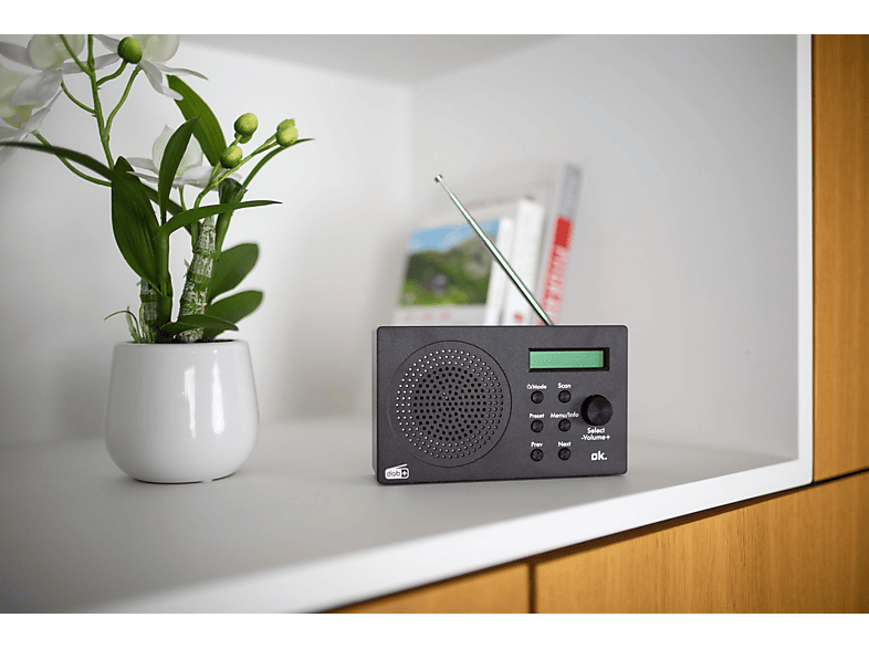 OK. ORD 101 BT-WT DAB+ Radio, DAB, FM, Bluetooth, Weiß