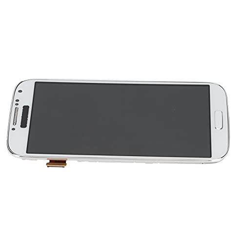 Voluxe Bildschirmersatz, verschleißfestes LCD-Display Touchscreen Digitizer Precise für S4(Weiß)