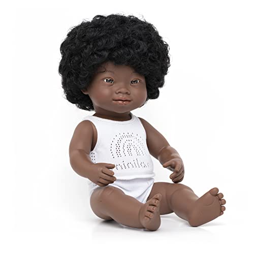Baby Daunen, Afrikanisches Mädchen, 38 cm