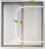 AORUI Fliegengitter für Katze, Anti-Moskito-Insektenschutz Balkonnetze mit Klebeband, abnehmbares Fiberglas Premium waschbares Fenster Katzensicherheitsnetz mit Reißverschluss