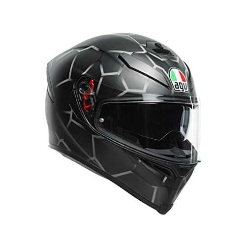 AGV Helm K5 S Vulcanum mit Sonnenblende, GREY, ML