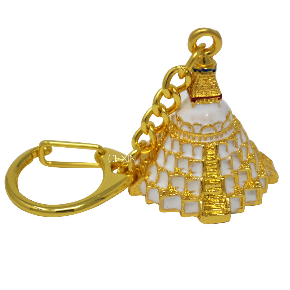 2018 Fengshui Boudhanath Stupa Keychain mit freiem rotem Schnur-Armband W3301