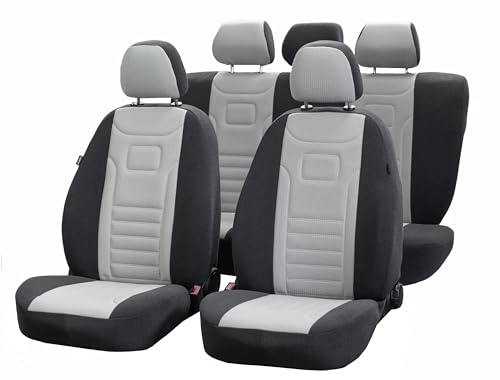 ERJOT VGP1 Velours Autositzbezüge kompatibel mit Ford Fusion Maßgefertigung Sitzbezüge Schonbezüg Komplettset