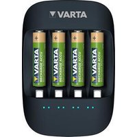 Varta Eco - 1,5 Std. Batterieladegerät (für 4xAA/AAA) 4 x AAA-Typ NiMH 800 mAh - mit 4 x AAA NiMH rechargeable batteries (57680101421)