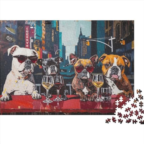 3D-Puzzle 500 Teile Für Erwachsene Dog's Dinner 500-teiliges Puzzle Lernspiele Heimdekorationspuzzle 500pcs (52x38cm)