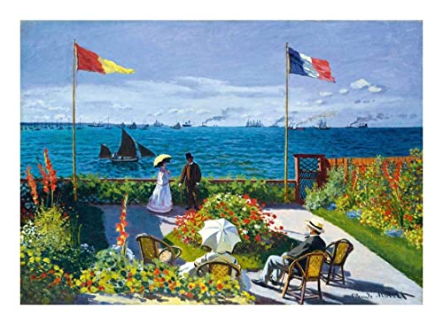 Bluebird Puzzle - Garden at Sainte-Adresse, Claude Monet - 1000 Teile - (60042)