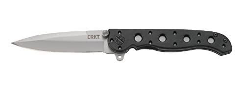 COLUMBIA RIVER KNIFE & TOOL M16 EDC, Black Zytel Handle, Spear Point Blade, Plain