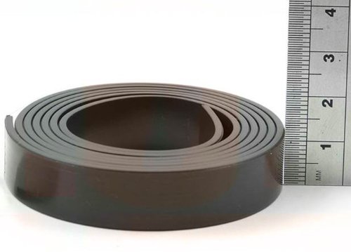 Magnetband Magnetstreifen selbstklebend mit Premium-Kleber - 1,5mm x 12,7mm x 10m - Magnetisierung TYP B, anisotrop