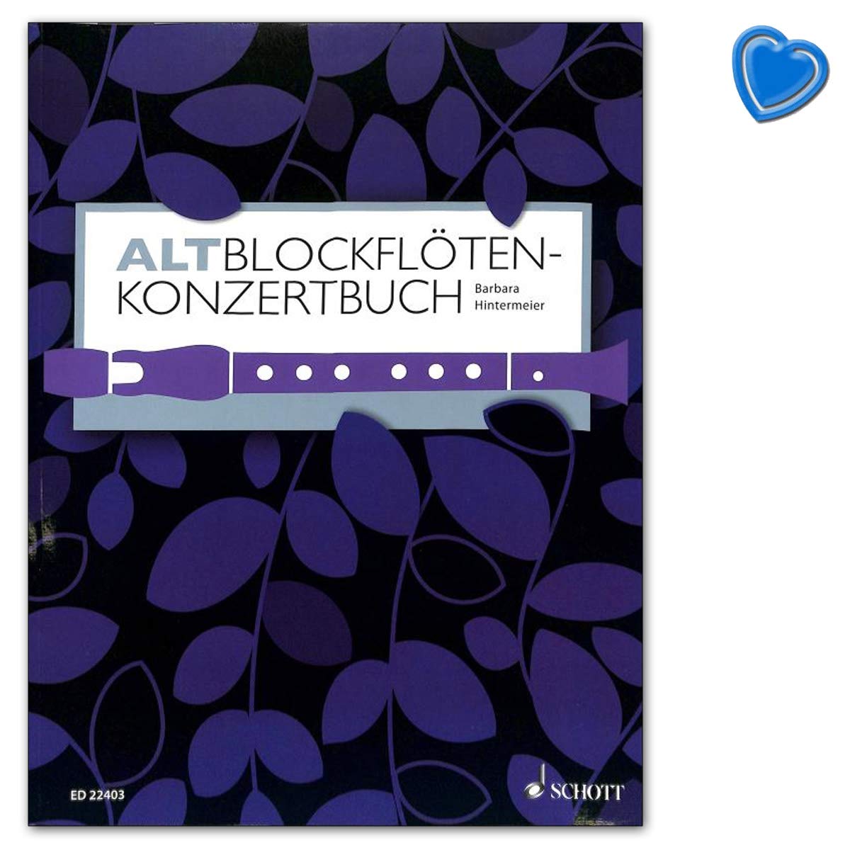 Altblockflöten-Konzertbuch - 60 Stücke aus 5 Jahrhunderten - Verlag: Schott Music ED22403 9783795709136