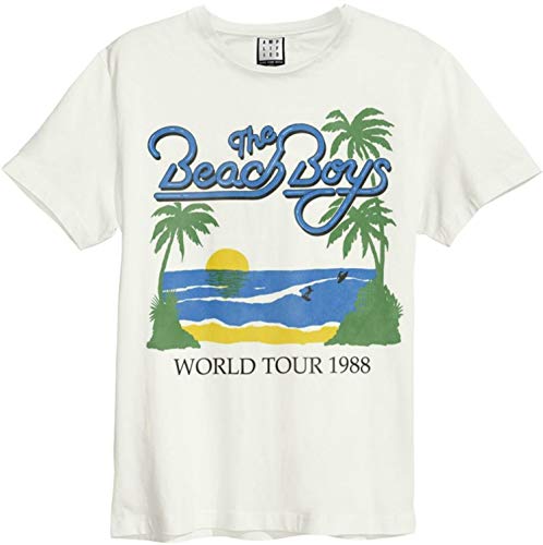 Amplified Shirt The Beach Boys - 1988 Tour Vintage White M