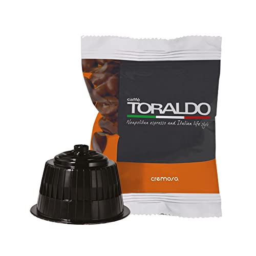Caffè Toraldo Kompatibel Dolce Gusto Kaffeemaschine Selected, Geröstet Und Geröstet IN Italien Excellence Kaffee Napoletano (200 Kapseln, Blend Honigaehnliches)