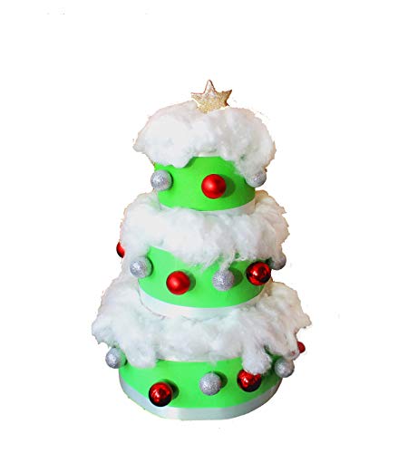 Weihnachtswindeltorte - Weihnachtsbaum | Das perfekte Geschenk zur Geburt & Taufe