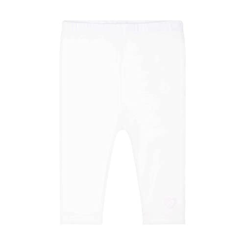 Steiff Baby - Mädchen Leggings, Bright White, 80 EU