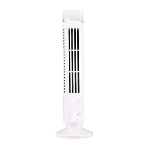 LYEAA Tragbarer Turmventilator ohne Flügel – LED, 2 Gänge, vertikale Mini-Klimaanlage für effiziente Kühlung im Schlafzimmer und Wohnzimmer