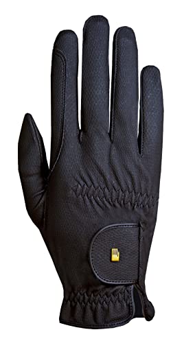 Roeckl Roeck Grip Handschuh, Unisex, Reithandschuh, Schwarz, Größe 9